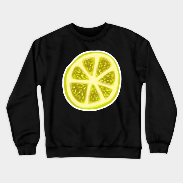 Lemon Slice Crewneck Sweatshirt by saradaboru